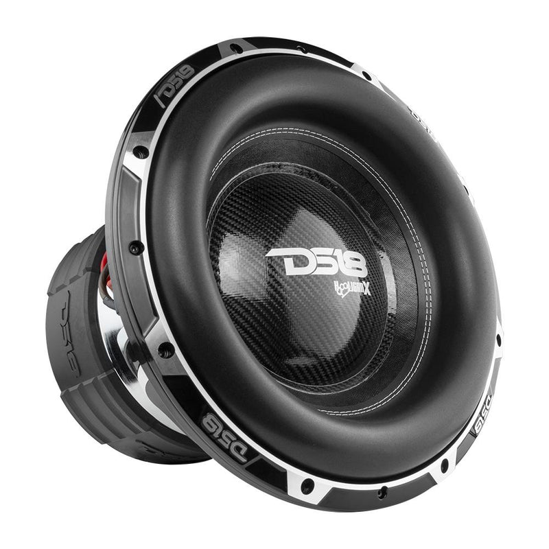 HOOLIGAN X Black Frame High Excursion 15 Inch Subwoofer 4000 Watts RMS 4 Inch DVC 2-Ohm DS18