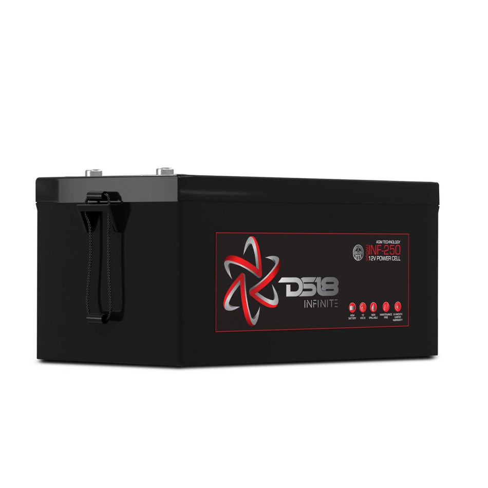 DS18 DS-INF-250 Infinite 250 AH AGM Power Cell 12 Volt Battery DS18
