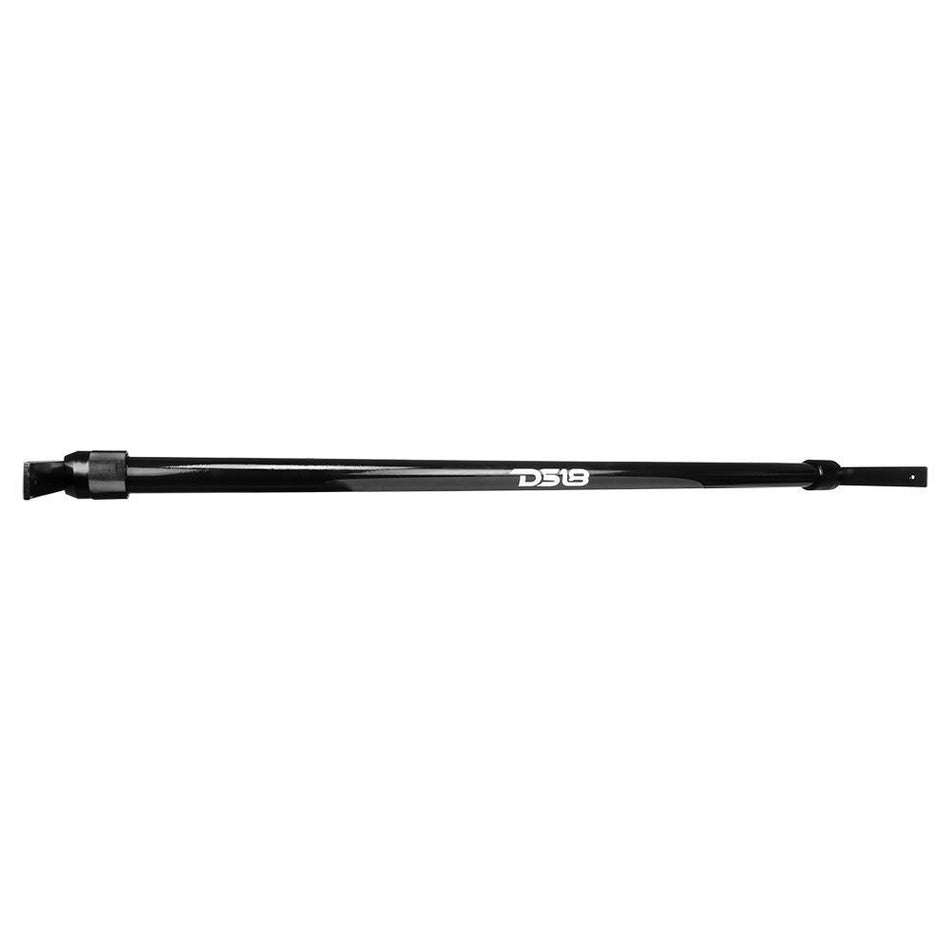 DS18 DS-JT-TUBE/BK JT Mounting Tube W/ Mobile Clamps Perfect for Mounting Towers/Pods on Roll Bars and Cages Black DS18