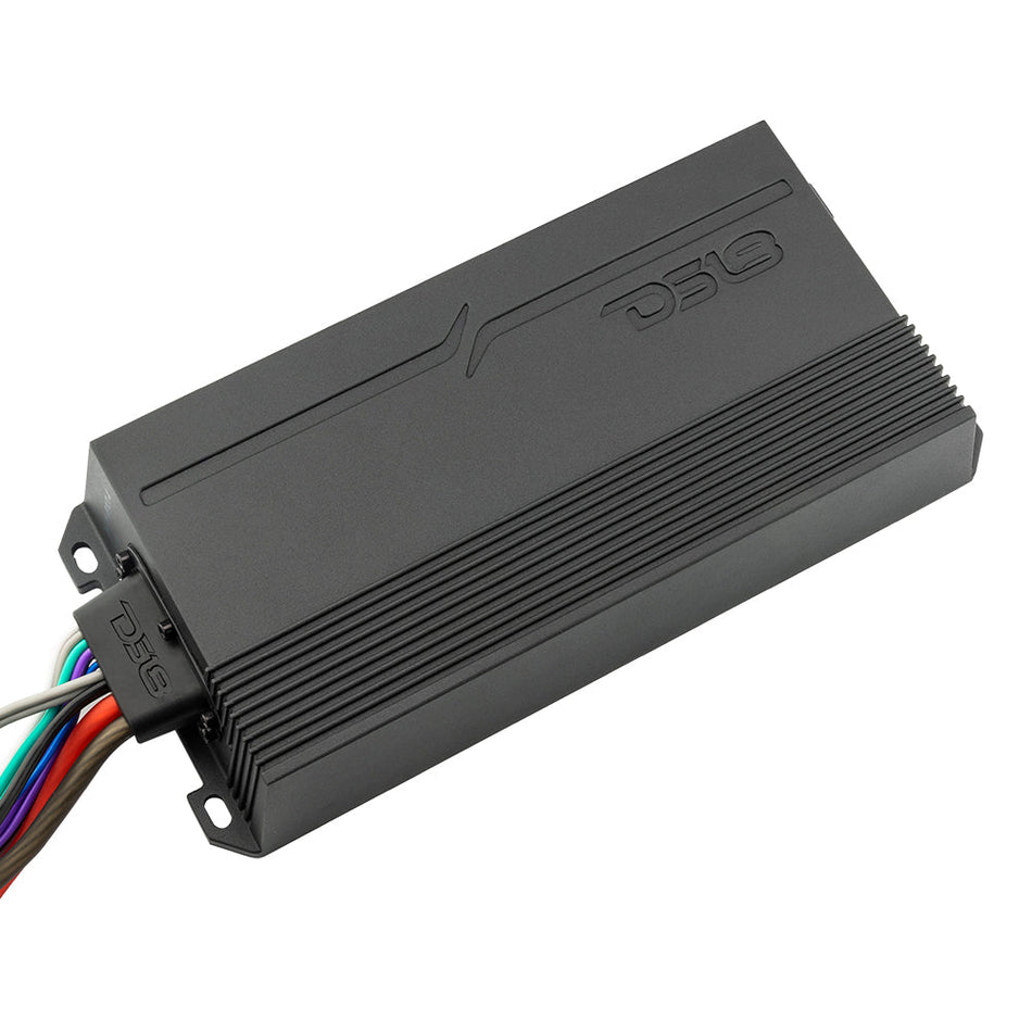 DS18 DS-NVY-IPX7.4 Full-Range Digital Marine 4-Channel Amplifier 120 x 4 at 4 ohm Watts Waterproof Submersible IPX7 DS18
