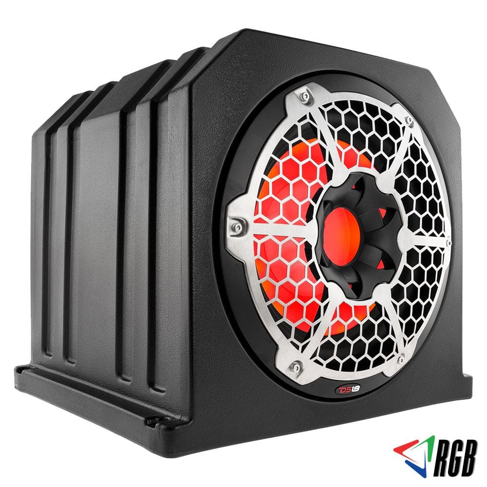 DS18 DS-NXL-10SUBLD/BK HYDRO Double Marine Subwoofer Enclosure W