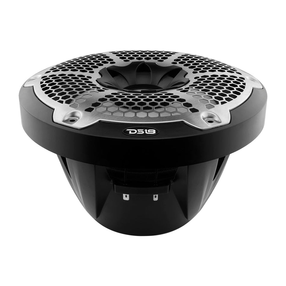 DS18 DS-NXL-10SUB/BK HYDRO 10 Inch Marine Subwoofer with Integrated RGB Lights 600 Watts SVC 4-Ohm Black DS18