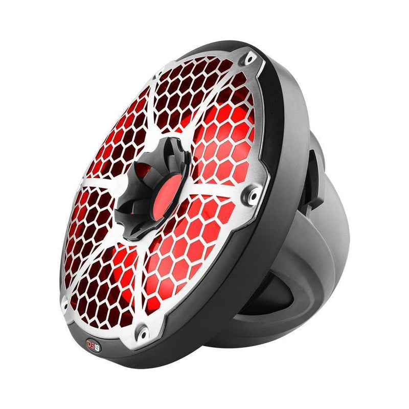 DS18 DS-NXL-12SUB/BK HYDRO 12 Inch Marine Subwoofer W/ Integrated RGB Lights 700 Watts SVC 4-Ohm Black DS18