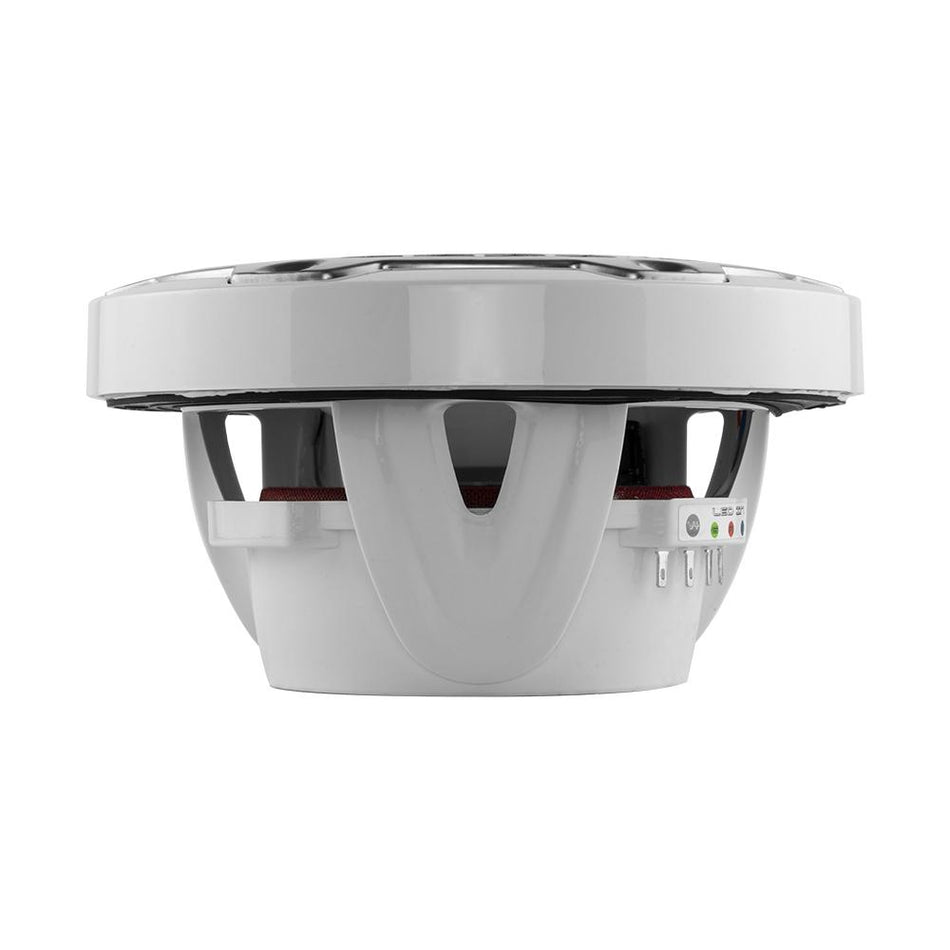 DS18 DS-NXL-6M/WH HYDRO 6.5 Inch 2-Way Marine Speakers W/ Integrated RGB LED Lights Mesh 300 Watts White DS18