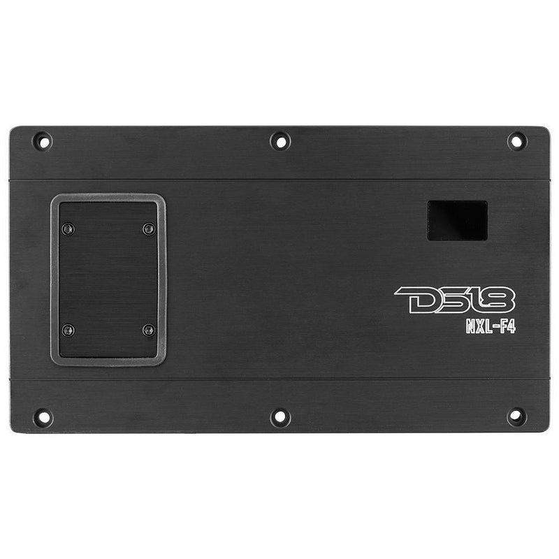 DS18 DS-NXL-F4 HYDRO Flush Mount Full-Range Digital Marine 4 Channel Amplifier W/ Voltmeter 1200 Watts DS18