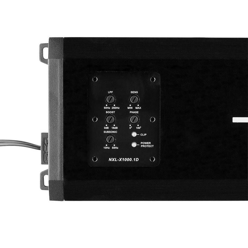DS18 DS-NXL-X1000.1D 1-Channel Monoblock Marine Waterproof Amplifier - Class D 1000x1 RMS at 1 Ohm DS18
