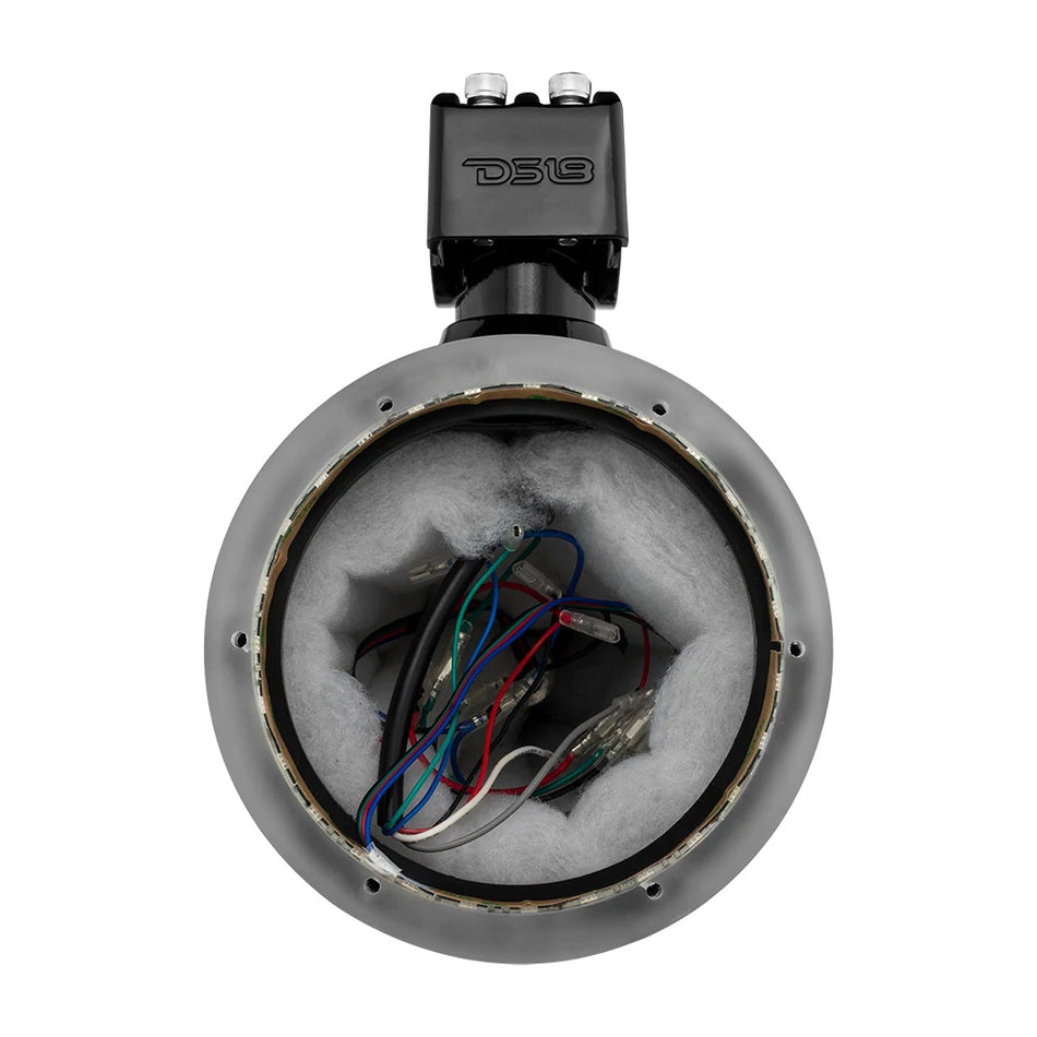 DS18 DS-NXL-X6TP/BK.NS HYDRO 6.5 Inch Marine Tower W/ Integrated RGB LED Lights No Speakers Black DS18