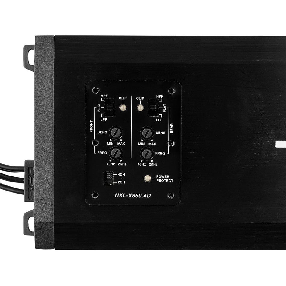 DS18 DS-NXL-X850.4D 4-Channel Marine Waterproof Amplifier - Class D Full-Range 250x4 RMS at 4 Ohms DS18