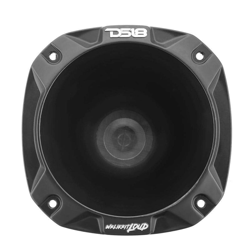 DS18 DS-PRO-DKH1XS PRO-D1 2 Inch Bolt On Short Throat Compression Driver W/ Spacer 2 Inch Titanium Voice Coil and PRO-HA52/BK Horn 640 Watts 8-ohm DS18