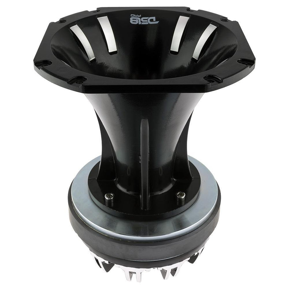 DS18 DS-PRO-DKH2 PRO-D2 2 Inch Bolt On Throat Compression Driver W/ 3 Inch Titanium Voice Coil and PRO-HA102/BK Horn 800 Watts 8-ohm DS18