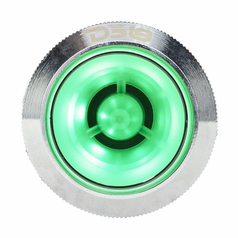 DS18 DS-PRO-TW7L PRO 1 Inch VC Titanium High Compression Neodymium Super Bullet Tweeter W/ RGB LED Lights 240 Watts 4-Ohm DS18