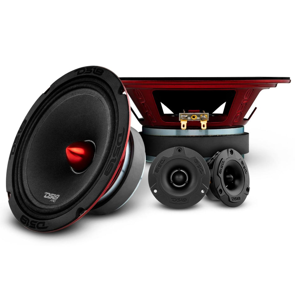DS18 DS-PRO-X8.4BMPK 2 X PRO-X8.4B + Pair Of PRO-TWX1/BK Package DS18