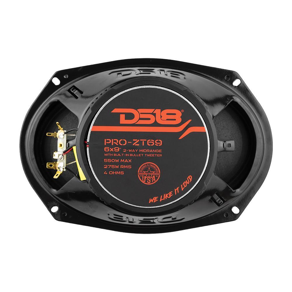DS18 PRO-ZT69 6x9 Neodymium Speaker 550W 4 Ohm – Elite Auto Gear