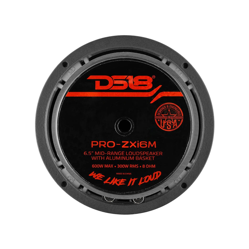 DS18 DS-PRO-ZXI6M PRO-X 6.5 Inch Mid-Range Loudspeaker 500 Watts 8-Ohm DS18