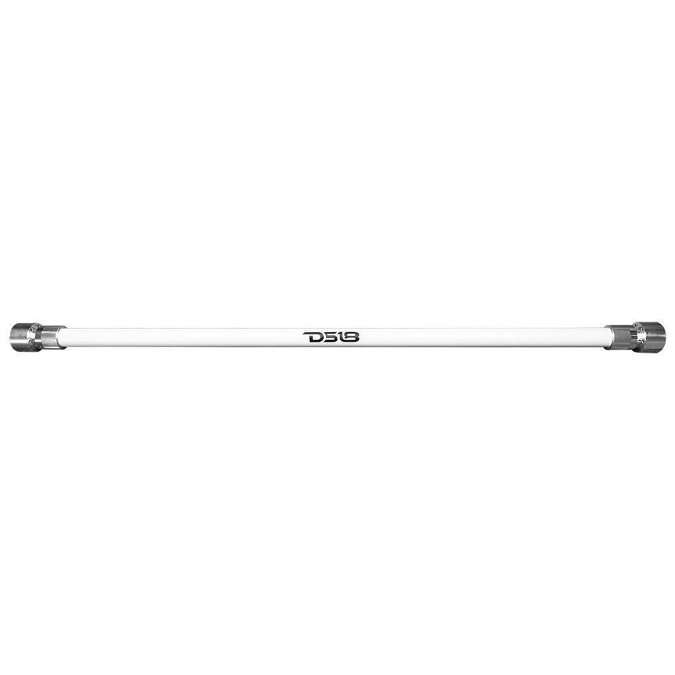 DS18 DS-PU-TUBE/WH Pick Up Mounting Tube W/ Mobile Clamps Perfect for Mounting Towers/Pods on Roll Bars and Cages White DS18
