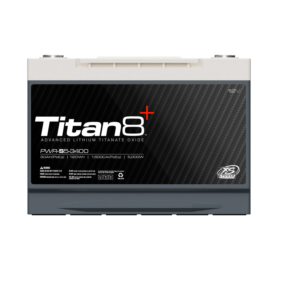 XS Power XS-PWRS53400 XSPOWER PWR-S5-3400 12V BCI Group 34, Lithium Titanate Battery