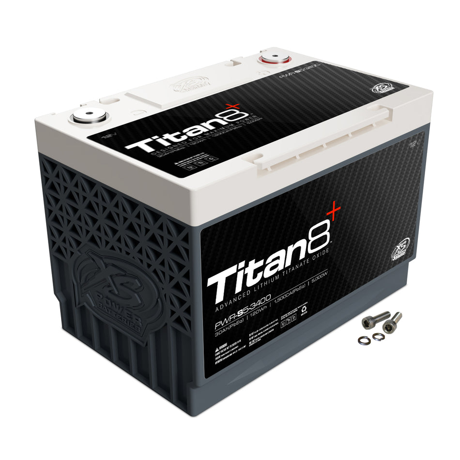XS Power XS-PWRS53400 XSPOWER PWR-S5-3400 12V BCI Group 34, Lithium Titanate Battery