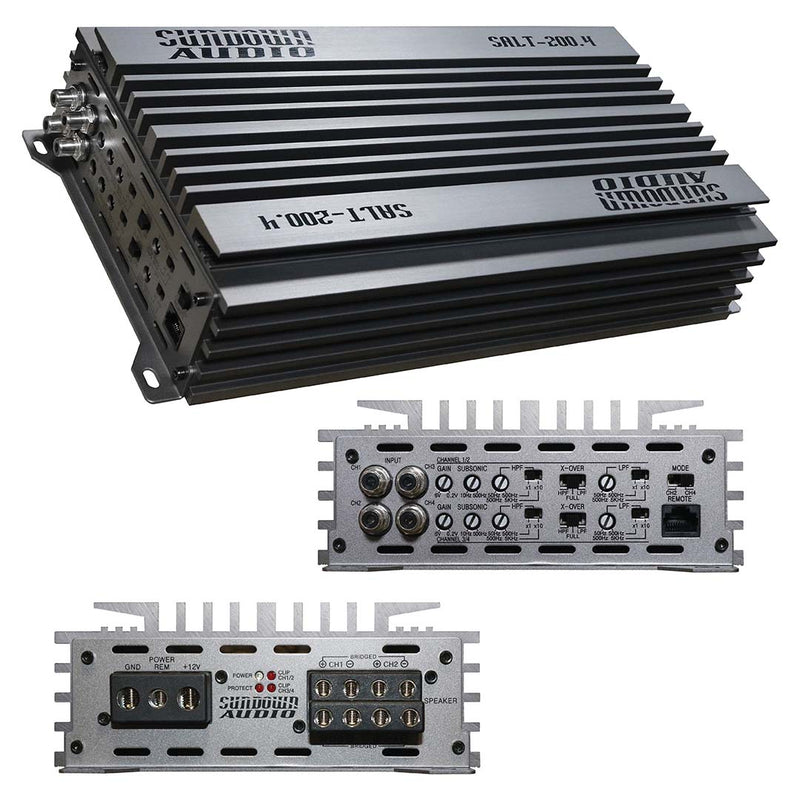 Sundown Audio 4-Channel Car Amplifier – 1400W RMS Powerful Sound