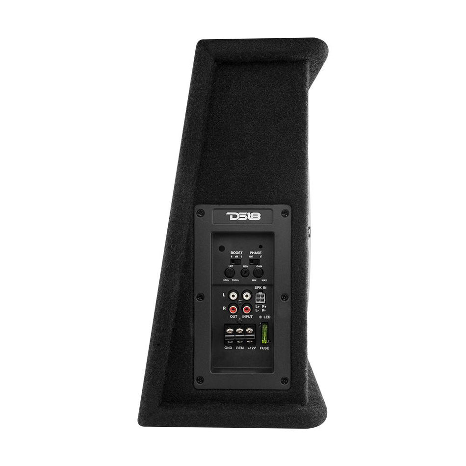 DS18 DS-SB12A 12 Inch Shallow Subwoofer Bass Packages 700 Watts with Built In Amplifier DS18