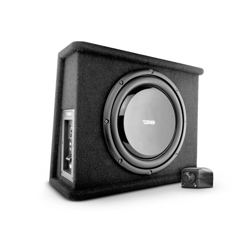 DS18 DS-SB12A 12 Inch Shallow Subwoofer Bass Packages 700 Watts with Built In Amplifier DS18