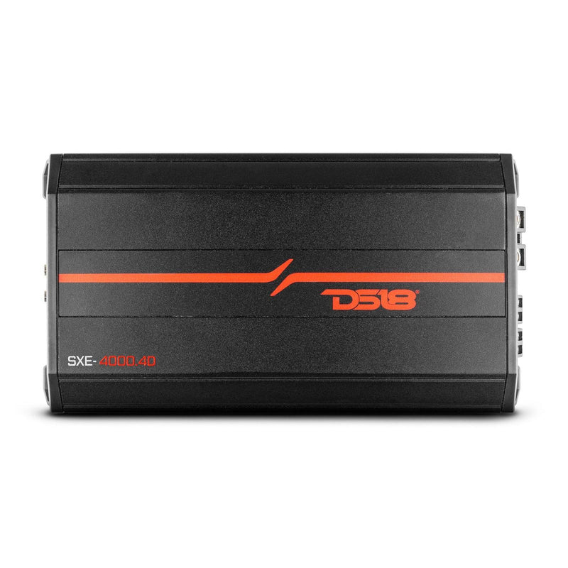 DS18 DS-SXE-4000.4D/BK Full-Range Class D 4-Channel Amplifier 4000 Watts Black DS18