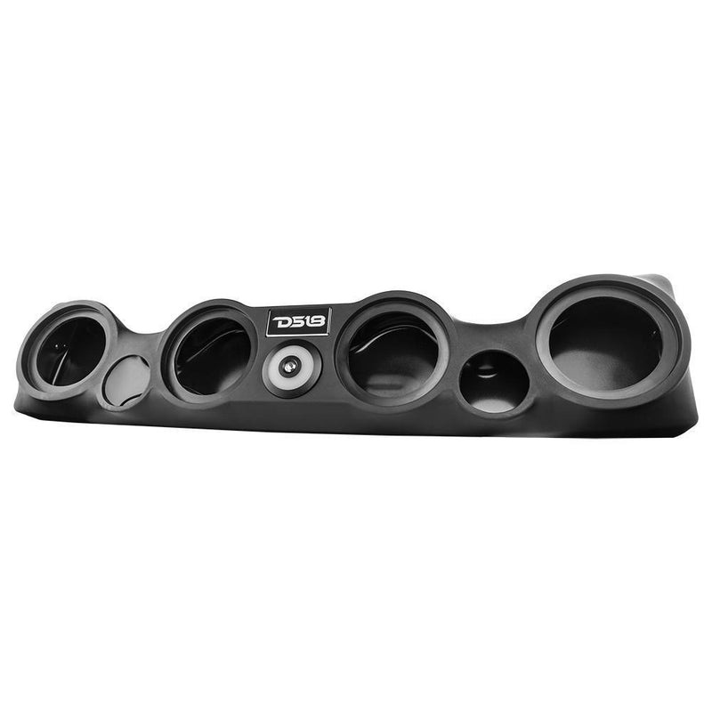 DS18 DS-TJ-SBAR/BK Overhead Bar System for TJ Jeeps 4X6 Inch Speakers 2 X Tweeters Black DS18