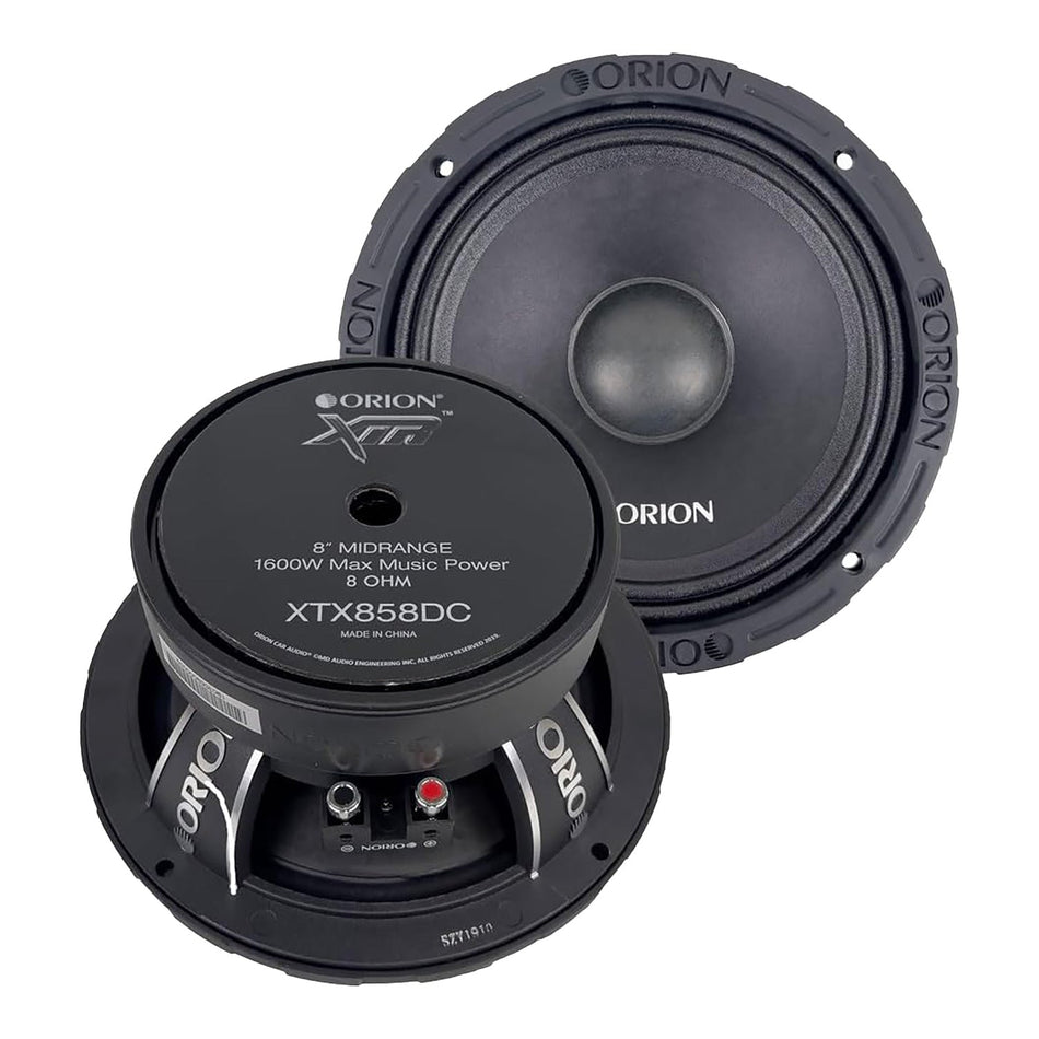 Orion XTR 8" High Efficiency Midrange Speakers 400 Watts RMS