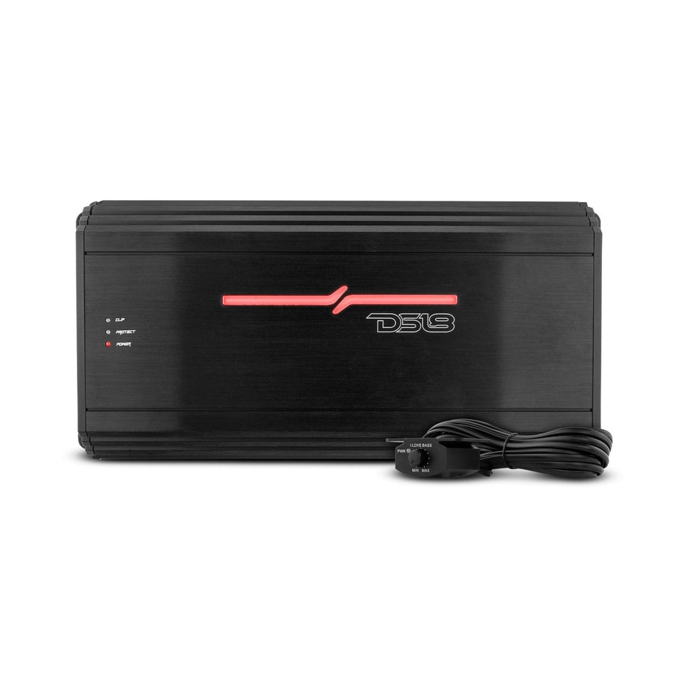 DS18 DS-ZR1500.1D ZR Class D 1-Channel Monoblock Amplifier 1500 Watts RMS DS18