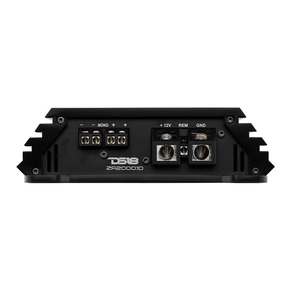 DS18 DS-ZR2000.1D ZR Class D 1-Channel Monoblock Amplifier 2000 Watts RMS DS18