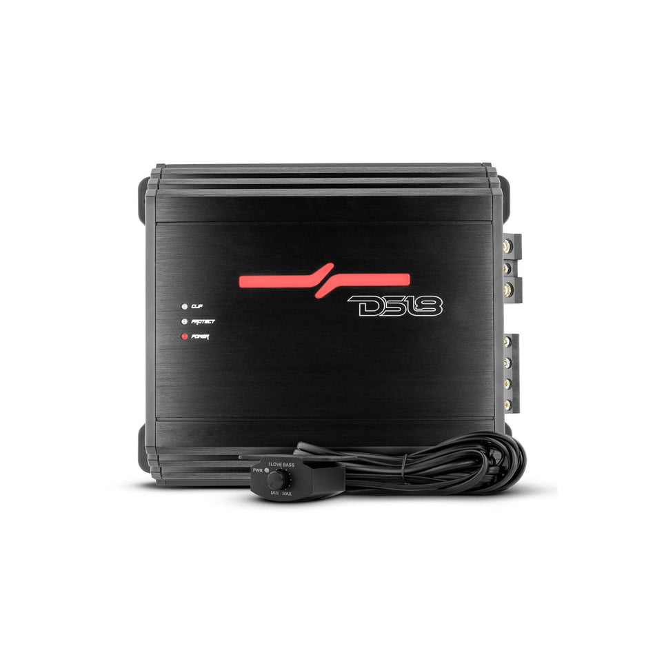 DS18 DS-ZR500.1D ZR Class D 1-Channel Monoblock Amplifier 500 Watts RMS DS18