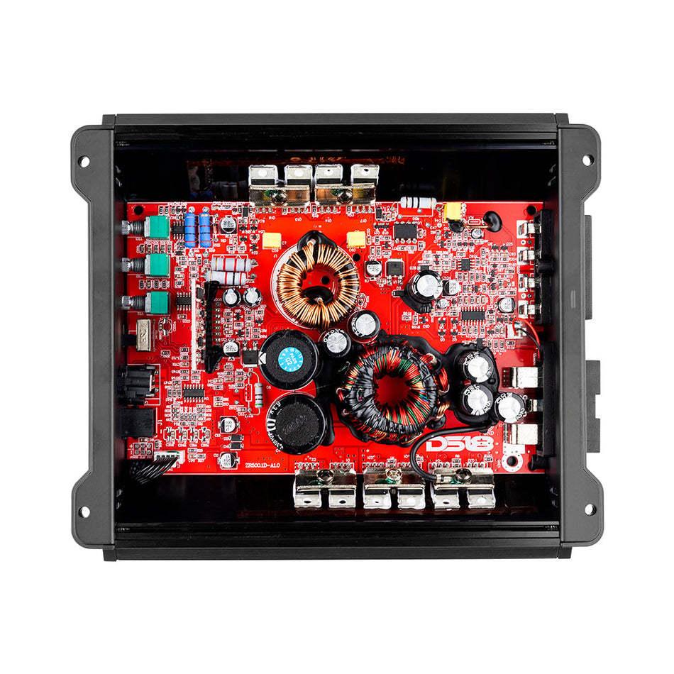 DS18 DS-ZR500.1D ZR Class D 1-Channel Monoblock Amplifier 500 Watts RMS DS18