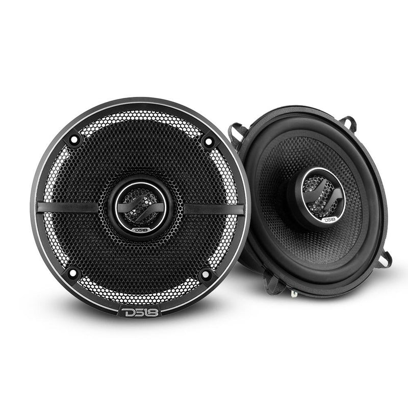 DS18 DS-ZXI-5254 ELITE 5.25 Inch 2-Way Coaxial Speakers with Kevlar Cone 150 Watts 4-Ohm DS18