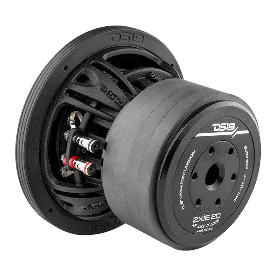DS18 DS-ZXI6.2D ZXI High Excursion 6.5 Inch Subwoofer 700W Watts DVC 2-Ohm 4 Magnets DS18
