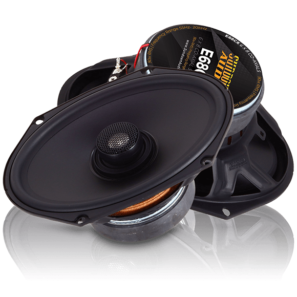 Sundown Audio E68CX E-68CX 6" x 8" 6x8 Coaxial Car Audio Speakers+Built-In Tweeters
