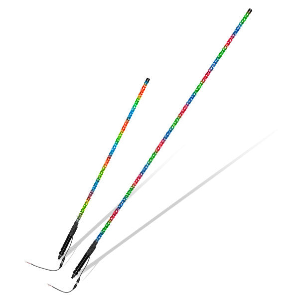 Boss Audio BOSS-XP6 BOSS Audio Systems XP6 ATV Chasing LED Whip Antenna - 72-inch, 360-degree RGB Illumination