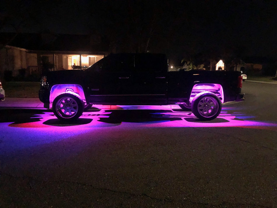 Stinger SPXRGBUBKIT IP65 RGB LED 4-WAY APP CONTROLLED UNDERBODY/WHEEL WELL LIGHT KIT