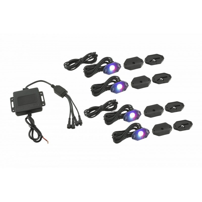 Stinger SPXRGBUBKIT IP65 RGB LED 4-WAY APP CONTROLLED UNDERBODY/WHEEL WELL LIGHT KIT