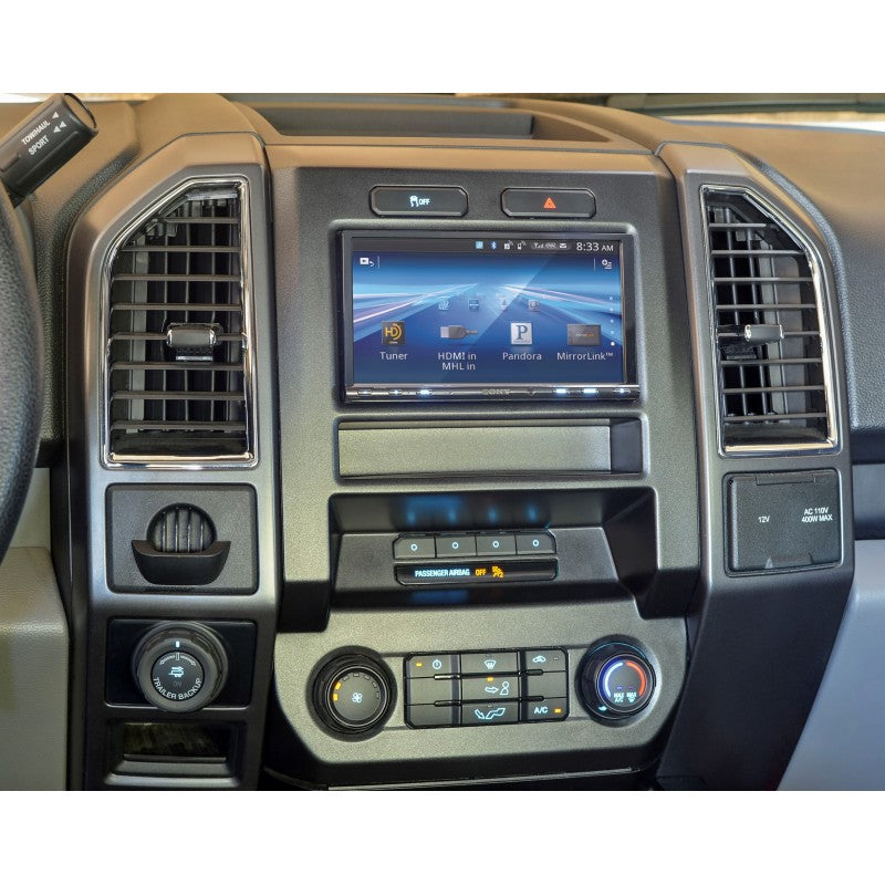PAC Audio RPK4FD2201 Complete Radio Replacement Kit with Integrated Climate Controls for select Fords with 4.2" Display